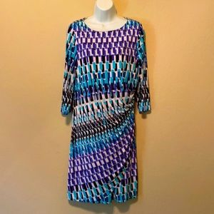 Chico’s half sleeve multi-color dress
